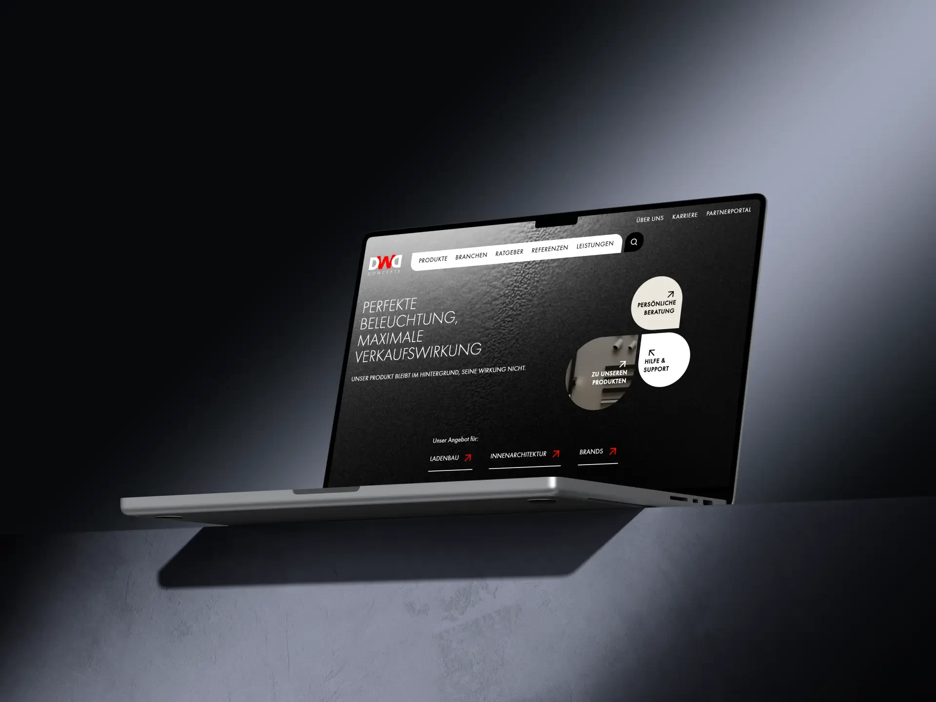 DWD Website Teaser Mockup