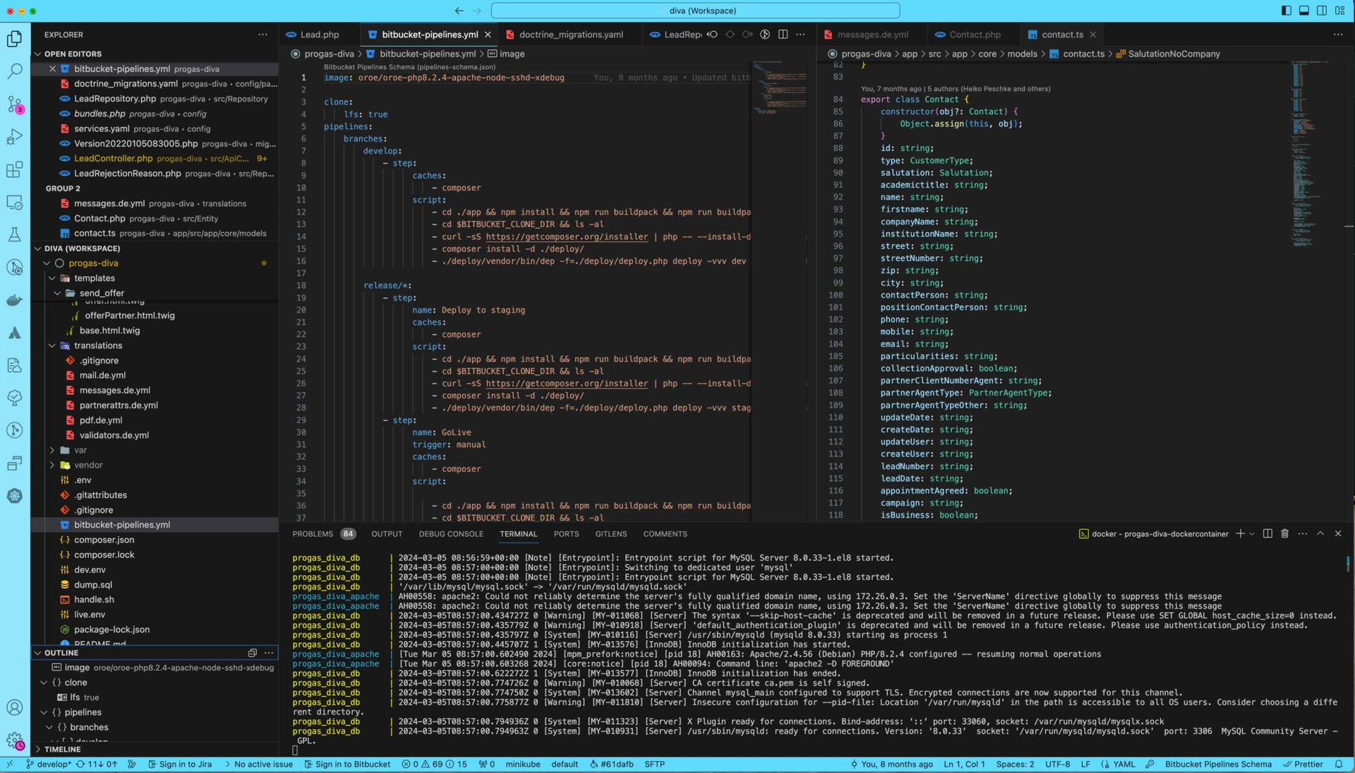 PROGAS DiVA Software Vertriebshilfe Code behind the scenes