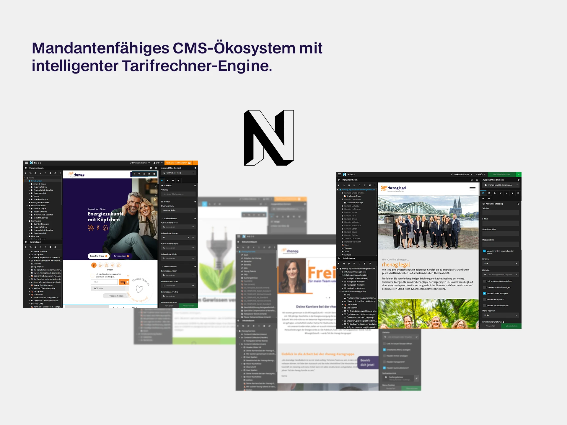  rhenag CMS Relaunch Multi-Mandanten NEOS